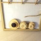 Cadre Photo, Décoration Boutons en Bois