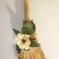 Balai en Bois , Décoration Florale