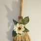 Balai en Bois , Décoration Florale