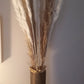 Vase, Plumeaux,  Papier Kraft