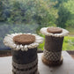 Deux Pots en Bois, Rosace