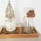Plateau, Pots en Verre Décorés