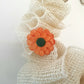 Couronne Automnale, Bois. Ruban Toile de Jute