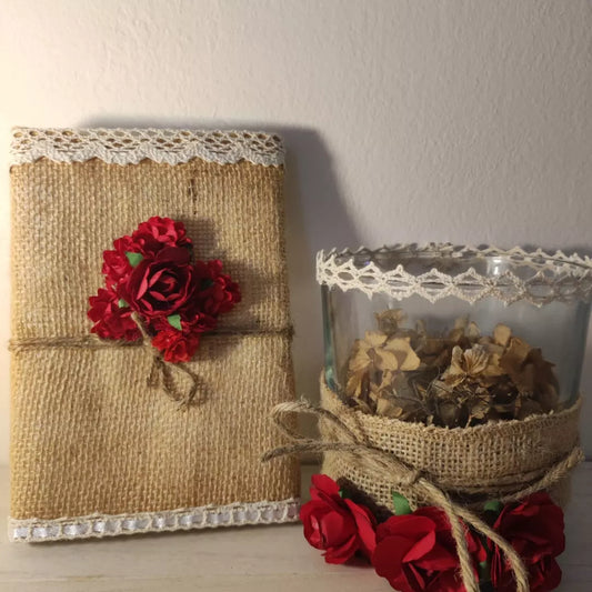 Cadre et Vase assortis